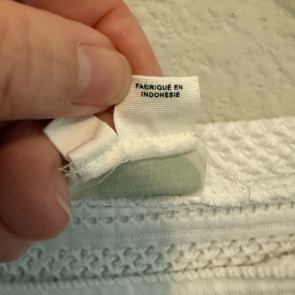 Anthropologie Textured White Tank Top - Picture 7 of 12